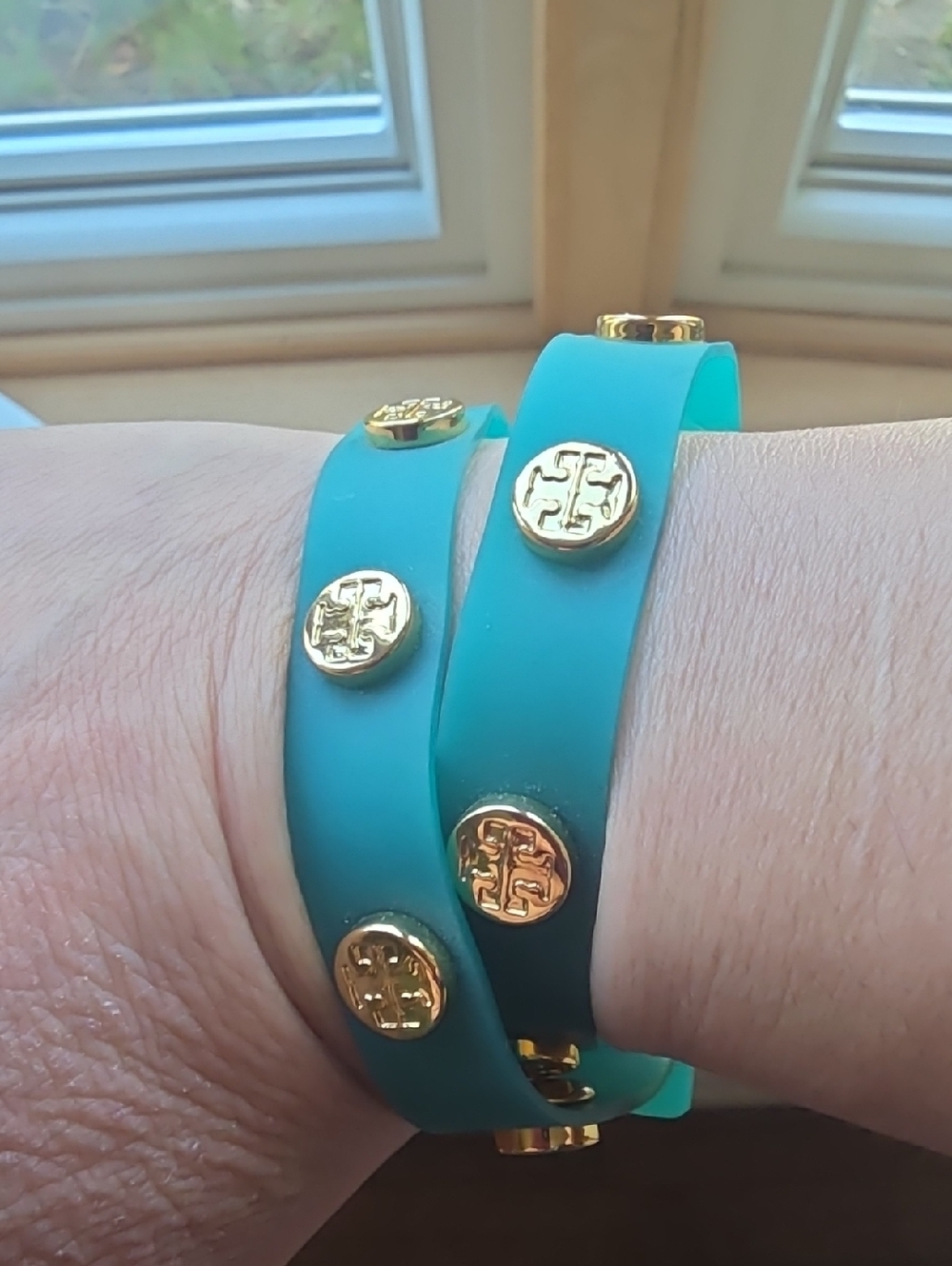 Tory Burch jelly bracelet strap